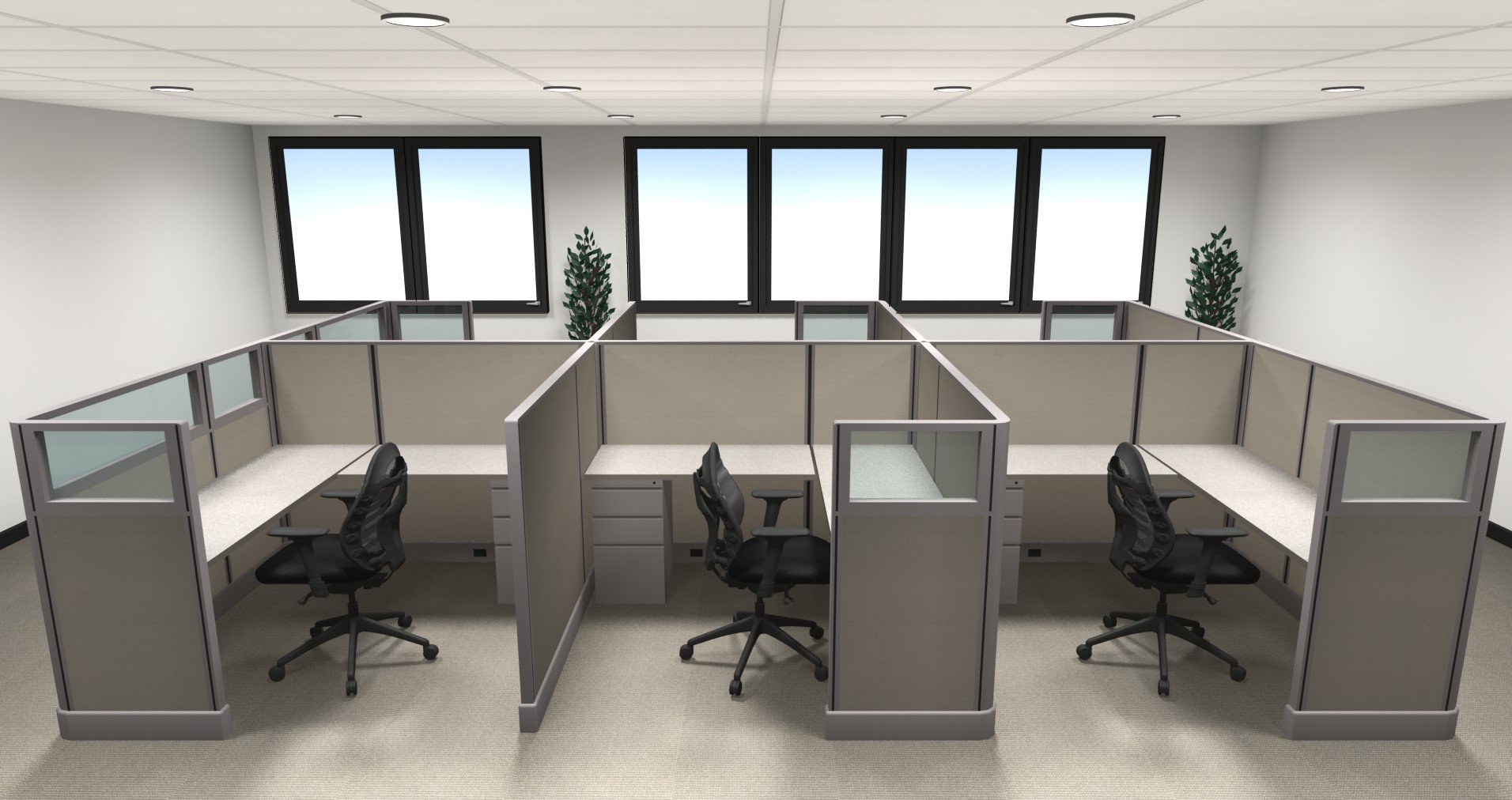 Houston Office Cubicles 1000;s Available At A Great Price