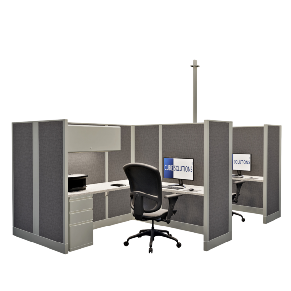 67″ Tall 6’x 6′ Pod Of 4 Office Cubicles